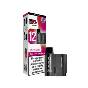 IVG Pro 12 Prefilled Pod - Red Sour Raspberry | 10mg